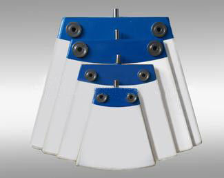 12-M2-dauerhafte Tonerde-keramische Platten, keramisches Brett für Vakuumkeramikfilter-Maschine